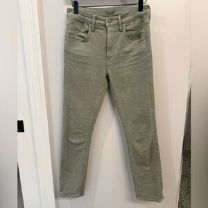MOTHER Women's Skinny Jeans in Sage